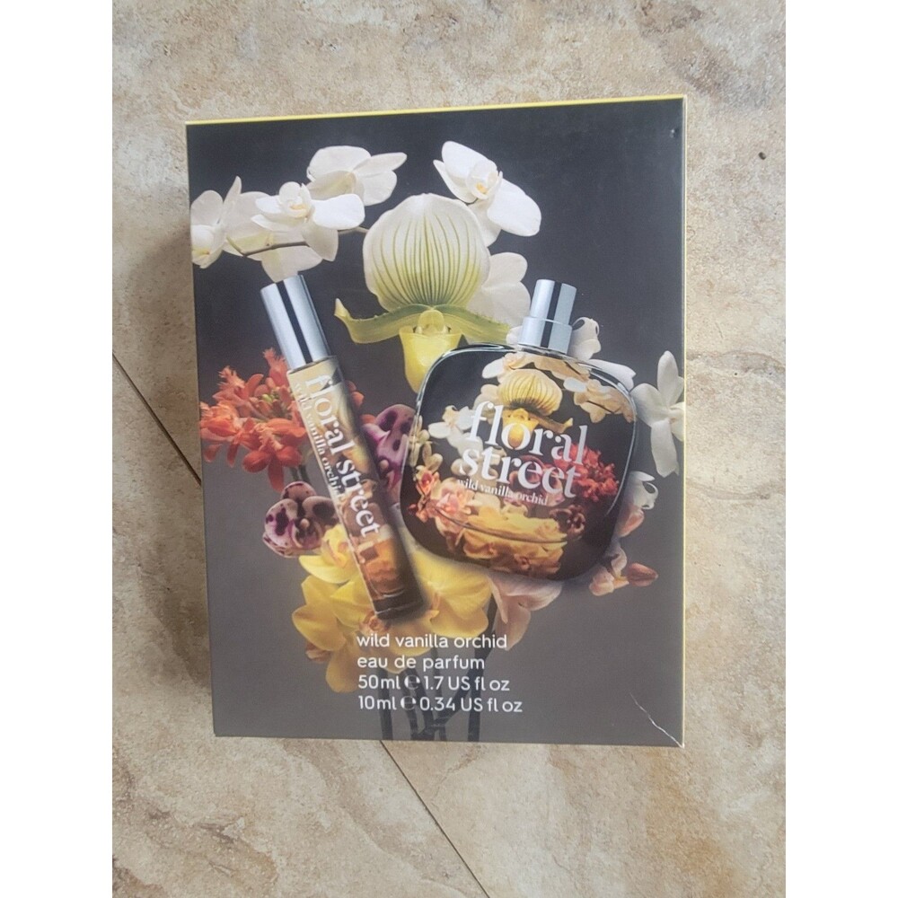 Wild Vanilla Orchid Perfume Set Floral Street 50ml and 10ml